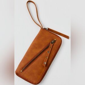 Free People Distressed Vegan Wallet/Wristlet